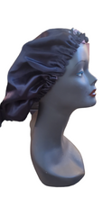 Load image into Gallery viewer, GORGEOUS PINK & BLACK ADULT REVERSIBLE BONNET!
